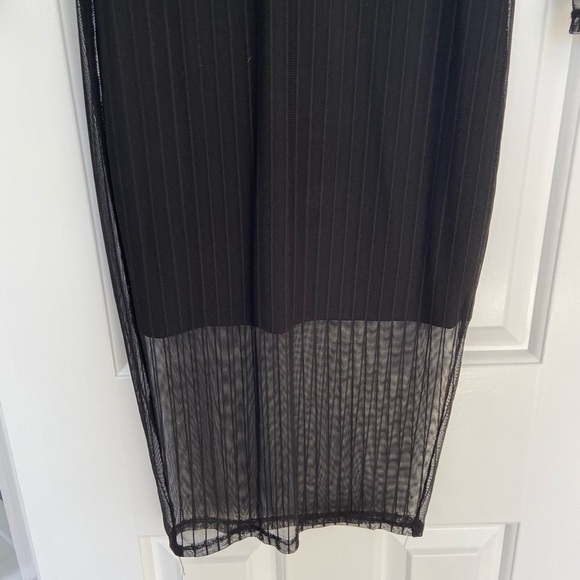 PROJECT RUNWAY Black Sheer Fitted Dress! NWOT Size XS - Picture 4 of 5